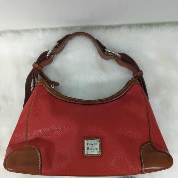Dooney & Bourke Red and Brown Women's Bag - Picture 1 of 16